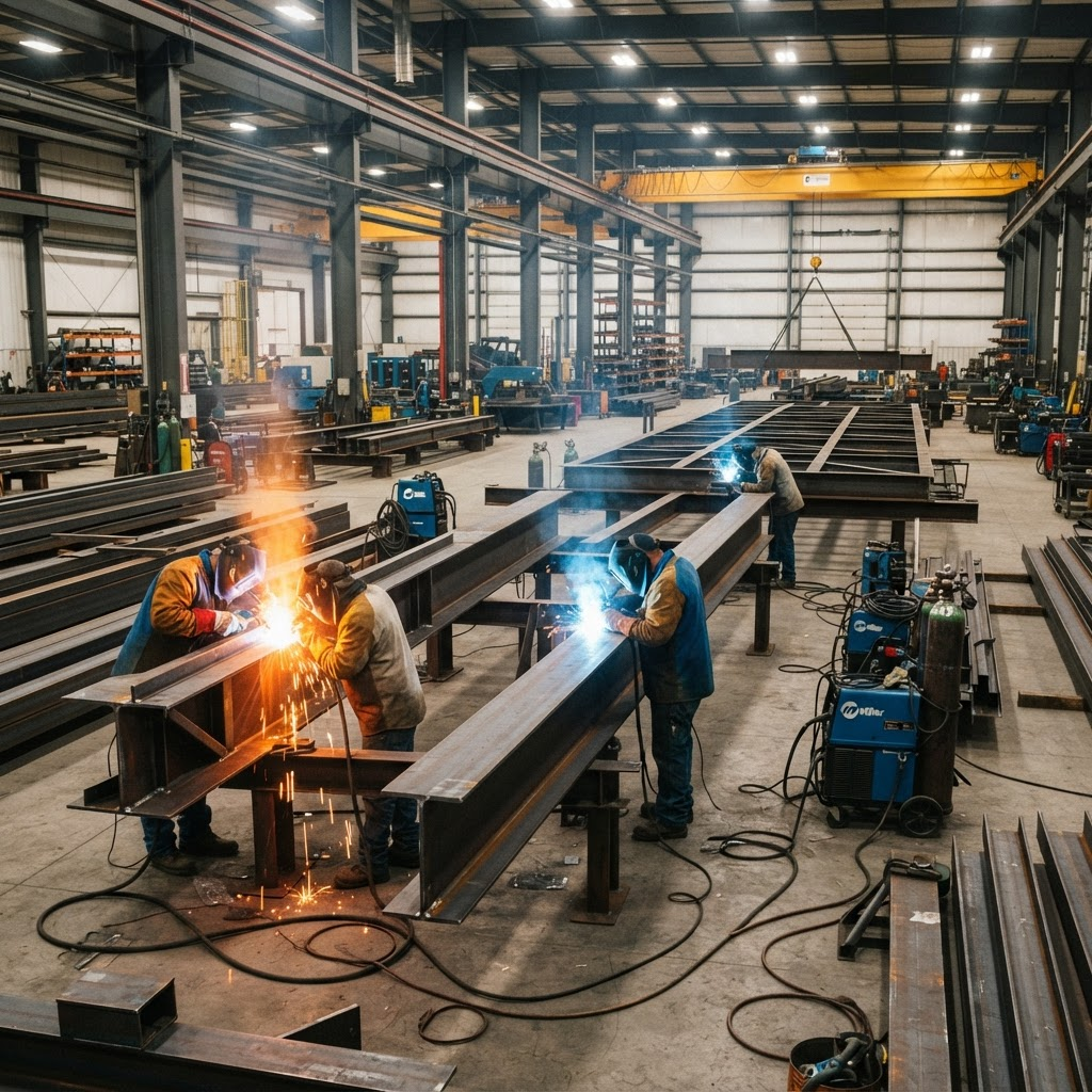 Metal fabrication and welding work